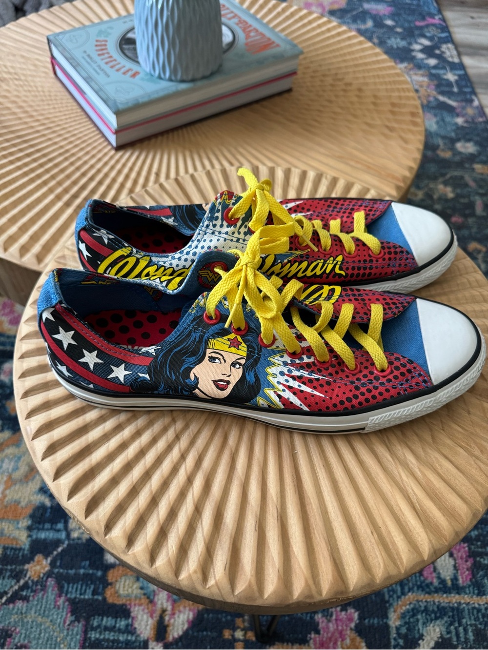 Converse Chuck Taylor DC Comics Wonder Woman low top shoes Unisex Men 10 W 12